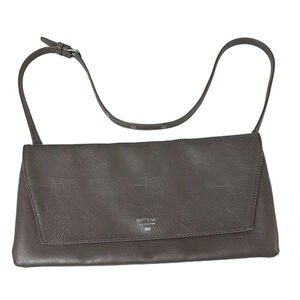 Matt & Nat Taupe Women's Clutch & shoulder strap in MINT condition! (Like new)